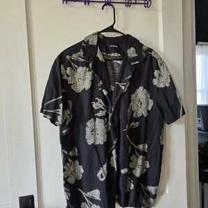 Express Black Floral Men's Jacket